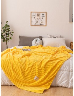 1pc Solid Soft Blanket